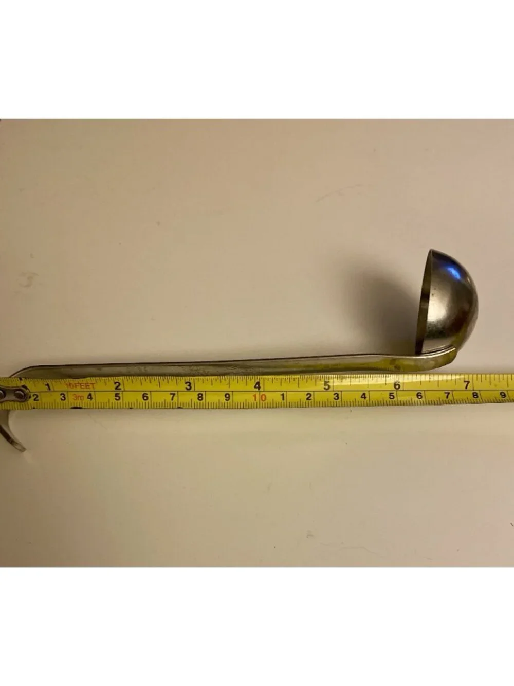 Vtg Vollrath Sauce Ladle Stainless Steel 1/2 Oz Kitchen Hooked 5800 Sauces Soup